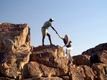 Desert Rhino Camp, Damaraland, Namibia Â© Dana Allen