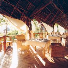 Dining area at Fundu Lagoon, Pemba Island, Tanzania