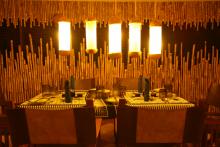 Dining area at Gombe Forest Lodge, Gombe National Park, Tanzania