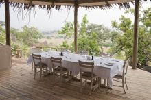 Dining at Lamai Serengeti, Serengeti National Park, Tanzania