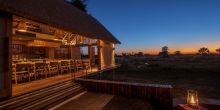 Dining out at Chitabe Camp, Moremi Game Reserve, Botswana (Dave Hamman)