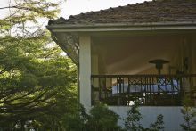 Dining veranda at The Arusha Hotel, Arusha, Tanzania