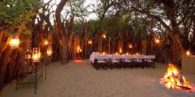 A Boma Dinner is a quintessential experience at Dulini Lodge, Sabi Sands Game Reserve, South Africa