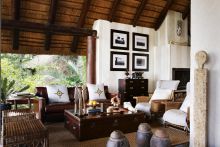 The main lounge at Londolozi Varty Camp, Sabi Sands Game Reserve, South Africa