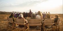 Maasai visit