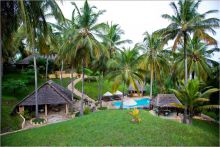 The idyllic setting of Kinasi Lodge, Mafia Island, Tanzania