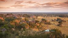 The lodge's spectacular setting, nestled deep in the heart of the Serengeti at The Four Seasons Safari Lodge, Serengeti National Park, Tanzania 