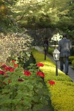 Manicured gardens at The Arusha Hotel, Arusha, Tanzania