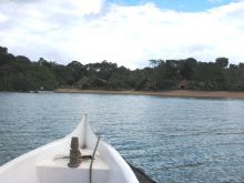 The view from the boat looking back at Sakatia Lodge, Nosy Be, Madagascar (Mango Staff photo)