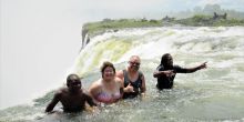 Kristie at the Falls