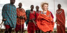 Maasai visit