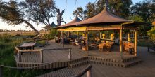 Lounge, Little Vumbura, Okavango Delta, Botswana © Dana Allen