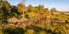 Exterior, Little Vumbura, Okavango Delta, Botswana © Dana Allen