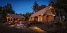 Tent at Chitabe Camp, Moremi Game Reserve, Botswana