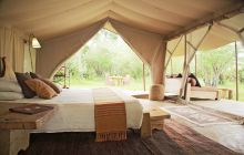 Double tent at Naibor Camp, Masai Mara National Reserve, Kenya