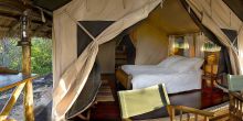 Mawe Ninga Tented Camp Bedroom