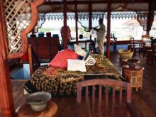 Open-air lounge at Emerson Spice, Stone Town, Zanzibar, Tanzania