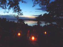 Sunset at Nile Safari Lodge, Murchison National Park, Uganda (Mango Staff photo)