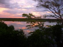 The grounds and staff at Nile Safari Lodge, Murchison National Park, Uganda (Mango Staff photo)