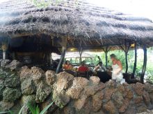 Dining area at Nile Safari Lodge, Murchison National Park, Uganda (Mango Staff photo)