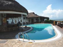 Pool at Mweya Safari Lodge, Queen Elizabeth National Park, Uganda (Mango Staff photo)