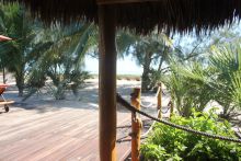 Patio beach access at Palissandre Cote Ouest, Morondava, Madagascar