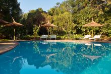 Pool at Arumeru River Lodge, Arusha, Tanzania