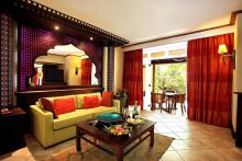 Private lounge area at Paradise Cove Hotel and Spa, Anse la Raie, Mauritius