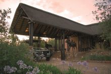 The reception area at Mateya Safari Lodge, Madikwe Game Reserve, South Africa