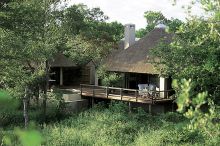 The exterior of the suites at Royal Malewane, Kruger National Park, South Africa