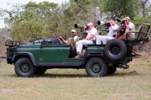 Serious photographers visit at Royal Malewane, Kruger National Park, South Africa for the impressive wildlife displays.