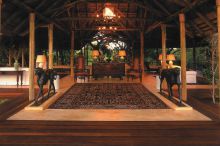 The main lodge at Royal Malewane, Kruger National Park, South Africa