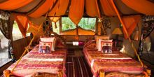 The guest tents at Elephant Watch Camp, Samburu National Reserve, Kenya