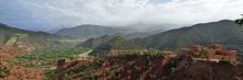 Scenery at Kasbah Bab Ourika, Atlas Mountains, Morocco