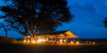 Serengeti Safari Camp - in the evening