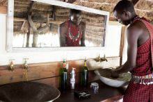 Bathroom at Serian Camp, Masai Mara National Reserve, Kenya