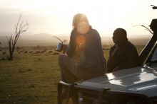 A sundowner at Nomad Serengeti Safari Camp- Ndutu, Serengeti National Park, Tanzania