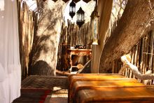 Bathroom at Tented Camp, Beho Beho, Selous National Park, Tanzania