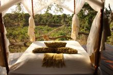 Bedroom at Tented Camp, Beho Beho, Selous National Park, Tanzania