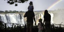 Family at the Falls