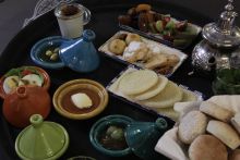 Traditional Moroccan Breakfast- Palais Amani, Fes Medina, Morocco