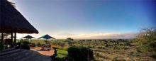 View from lounge- Tortilis Camp, Amboseli National Reserve, Kenya