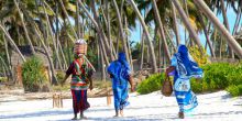 Zanzibar women on the beach